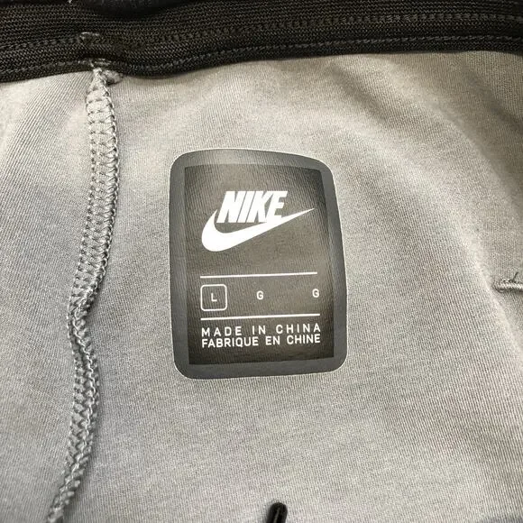 Nike Tottenham Hotspur Sweatpants Mens L Gray Tech Fleece Joggers Soccer FC - Picture 2 of 9